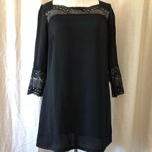 Little black dress, Volcom Europe crepe & lace